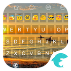 Emoji Keyboard-Sunset icône