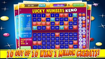 Las Vegas Keno Numbers Free постер