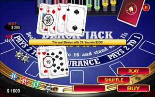 Vegas Strip Max Bet Blackjack syot layar 2