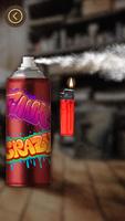 Fire Spray Can Affiche