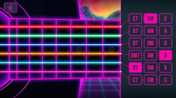 برنامه‌نما Play Neon Guitar Simulator عکس از صفحه