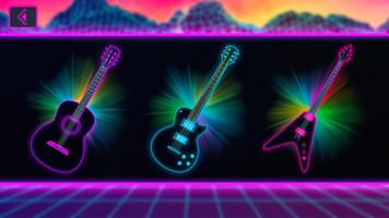 برنامه‌نما Play Neon Guitar Simulator عکس از صفحه