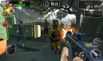 Dead Zombie Death Frontier Sniper FPS 3D capture d'écran 1