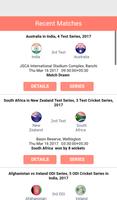 Live Cricket Score capture d'écran 3