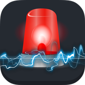 Police sirens and lights free icon