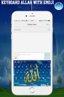 Keyboard Allah with Emoji poster