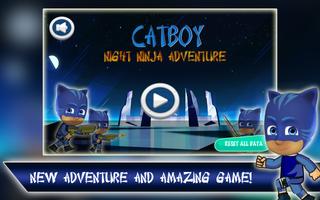 Catboy vs Night Ninja Games الملصق