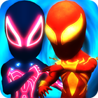 iron Spider Stick Man icono