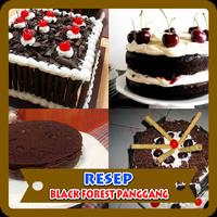 Resep Black Forest Panggang ポスター