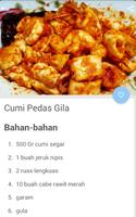 Resep Masakan Pedas Spesial capture d'écran 1