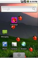 Cute Ladybugs Live Wallpaper capture d'écran 1
