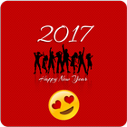 Happy New Year Hindi SMS 2017 icône