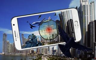 Futuristic Airport Plane Sniper Shooting Hunt 3D Affiche