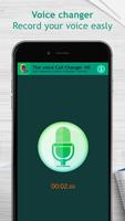 The voice call changer HD تصوير الشاشة 1