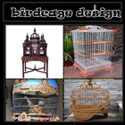 bird cage design-icoon