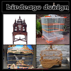 bird cage design icône