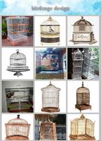 bird cage design poster