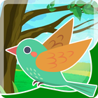 Icona bird games for kids free angry