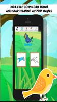 bird games for kids free angry ポスター