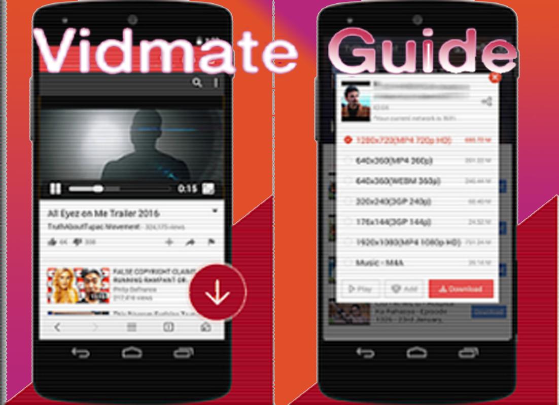 Video Vidmate downloader Guide para Android - APK Baixar