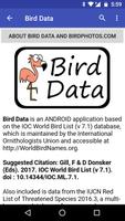 3 Schermata Bird Data