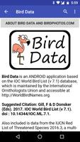 Bird Data ảnh chụp màn hình 3