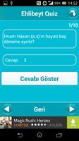 Ehlibeyt Quiz capture d'écran 3