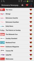 Botswana Newspapers And News الملصق