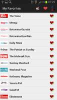 Botswana Newspapers And News capture d'écran 3