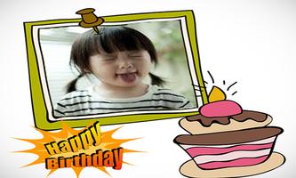 Birthday card photo frame скриншот 3