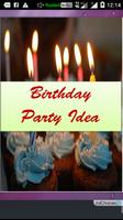 Birthday Party Ideas Affiche