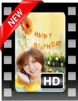 Birthday New Photo Frame poster