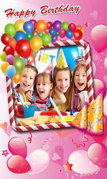 Birthday Photo Frame 海报
