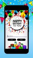 Birthday Song With Name & fram پوسٹر