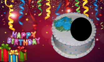 Happy Birthday Cake Photo Editor capture d'écran 1