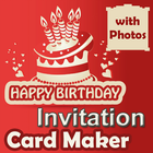 Birthday Invitation Card Maker आइकन