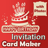 Birthday Invitation Card Maker icône