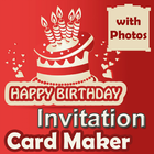 Birthday Invitation Card Maker أيقونة