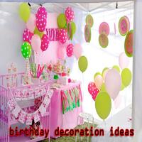 birthday decoration ideas Affiche