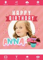 Birthday Photo Cards Maker poster