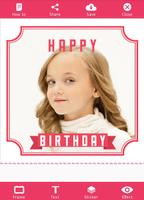 Birthday Photo Cards Maker 截图 1