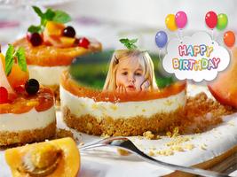 Birthday Cake Photo Frames Maker скриншот 1