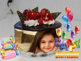 Birthday Cake Photo Frames Maker स्क्रीनशॉट 2