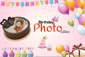 Birthday Photo Editor ポスター