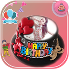 ikon Photo On Birthday Cake