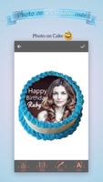 Poster Photo On Birthday Cake