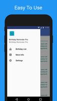 Birthday Reminder Pro تصوير الشاشة 1