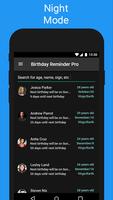 Birthday Reminder Pro تصوير الشاشة 3