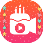 Happy Birthday Video Maker icône