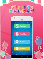 Happy Birthday Video Maker Plakat